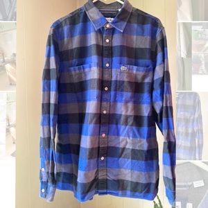 Men’s Lacoste Flannel Size L NWOT